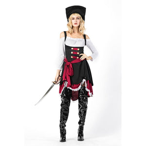 Women Off Shoulder Pirate Captain Cosplay Costume #Pirate SA-BLL15273 Sexy Costumes and Pirate by Sexy Affordable Clothing