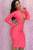 Pink Open Keyhole Bodycon DressSA-BLL2608 Fashion Dresses and Bodycon Dresses by Sexy Affordable Clothing