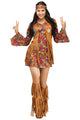 Peace And Love Hippie Women's Costume #Costumes #Brown SA-BLL15498 Sexy Costumes and Deluxe Costumes by Sexy Affordable Clothing
