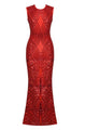 Orange Backless Sequins Slim Maxi Dress  SA-BLL51394 Fashion Dresses and Evening Dress by Sexy Affordable Clothing