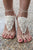 Beige Triangle Crochet Toe Ring Barefoot SandalsSA-BLL98008-2 Accessories and Sexy Anklets by Sexy Affordable Clothing