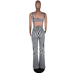 Casual V Neck Striped One-piece Jumpsuits #V Neck #Striped SA-BLL55523-2 Women's Clothes and Jumpsuits & Rompers by Sexy Affordable Clothing