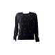 Pearl Overload Top #Black SA-BLL672 Women's Clothes and Blouses & Tops by Sexy Affordable Clothing