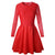 Fashion Red Lace Long Sleeves Short Party Dress #Red #Pleated SA-BLL27611-3 Fashion Dresses and Mini Dresses by Sexy Affordable Clothing