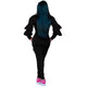 Ruffle Jumpsuit Set #Black #Ruffle SA-BLL55174-3 Women's Clothes and Jumpsuits & Rompers by Sexy Affordable Clothing