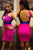 pink color block block Bodycon Dresses  SA-BLL2745-2 Fashion Dresses and Bodycon Dresses by Sexy Affordable Clothing