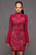 Winslow Red Jeweled Quilted Dress  SA-BLL28135-1 Fashion Dresses and Bodycon Dresses by Sexy Affordable Clothing