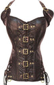 Buckle-up Steampunk Gothic Corset  SA-BLL60805-1 Sexy Lingerie and Leather and PVC Lingerie by Sexy Affordable Clothing