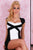 White Black Sexy Party Dress  SA-BLL2423-2 Sexy Clubwear and Club Dresses by Sexy Affordable Clothing