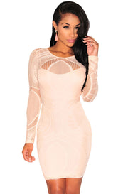 Sexy Black Lace Nude Illusion Dress – SEXY AFFORDABLE CLOTHING