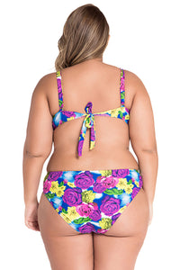 Big Girl Floral Pop Sweetheart Bikini Swimsuit