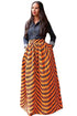 Deluxe African Print Maxi Skirt