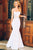 Elegant Strapless Mesh Highlight Party White Evening Dress
