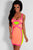 Entice Neon Multicolour Bodycon Bandage Dress