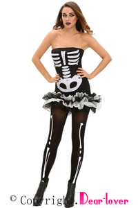 Fever Skeleton Halloween Costume
