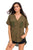 Sexy Gentle Fawn Bell Olive Green Top
