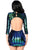 Multicolor Sequins Hollow-out Club Dress