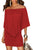 Multiple Dressing Layered Red Mini Dress