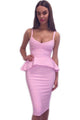 Peplum 2pcs Bandage Skirt Set