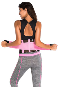 Pink Power Belt Fitness Waist Trainer
