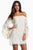 Plus Size White Lace Off-The-Shoulder Mini Dress