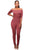 Rosy Bardot Neckline Fashion Jumpsuit