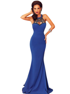 Royal Blue Elegant Mermaid Prom Dress
