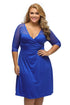 Royal Blue Plus Size Sugar and Spice Dress