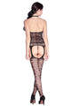 Seamless Halter Suspender Bodystocking