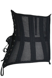 Sexy 20 Steel Bone Support Mesh Hollow Out Waist Trainer