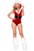 Sexy 2pcs Miss Santa Beauty Secret Christmas Costume