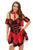 Sexy 4pcs Miss Red Riding Hood Costume
