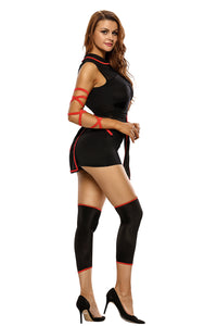 Sexy 4pcs Ninja Striker Costume