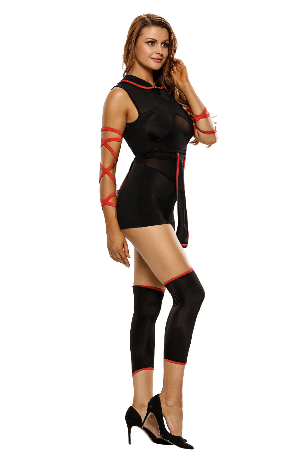 Sexy 4pcs Ninja Striker Costume SEXY AFFORDABLE CLOTHING Sexy 4pcs Ninja Striker Costume SEXY AFFORDABLE CLOTHING