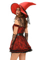 Sexy 6pcs Mischievous Witch Halloween Costume