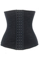 Sexy 9 Steel Bones Black Jacquard Waist Training Corset