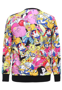 Sexy Adventure Time Broball Pullover Women Hoody Sweatshirt