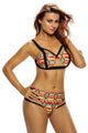 Sexy African Print Inspired Two Piece Bathing Suit