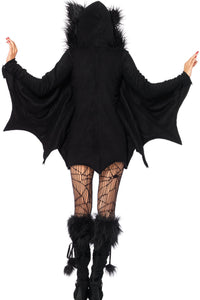 Sexy All in Black Bat Adult Costume