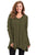 Sexy Army Green Oversized Cozy up Knit Sweater