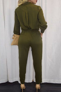 Sexy Army Green Sleeve Jumper