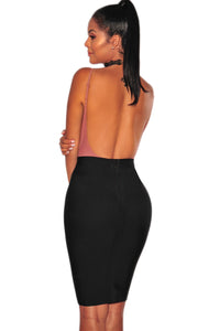 Sexy Black Bandage Pencil Skirt