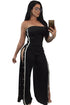 Sexy Black Button Me up Jumpsuit