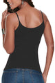 Sexy Black Caged Front Detail Cami Top