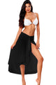 Sexy Black Convertible Beach Dress Cover Up