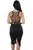 Sexy Black Corset-Style Back Lace Up Dress