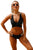 Sexy Black Crisscross Crochet Back Bikini Set