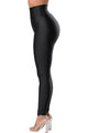 Sexy Black High Rise Tight Leggings with Waist Cincher