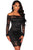 Sexy Black Lace off Shoulder Dress