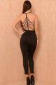 Sexy Black No Strings Attached Jumpsuit